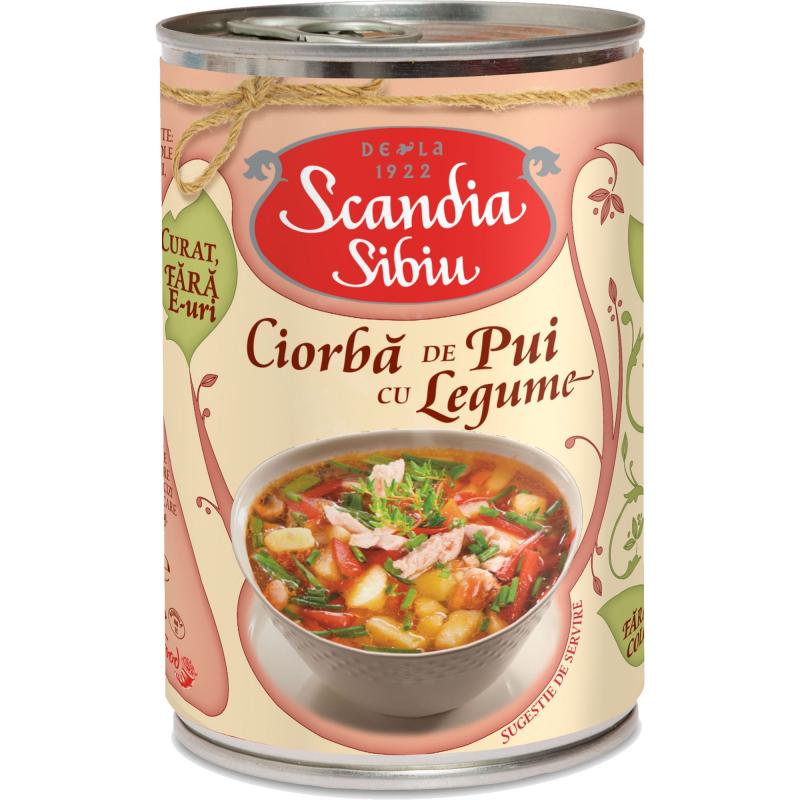 CIORBA DE PUI SCANDIA 400 GR CIORBA DE PUI SCANDIA 400 GR