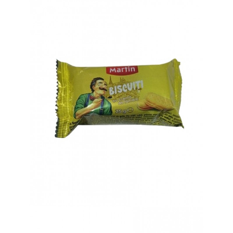 BISCUITI CREMA LAMAIE MARTIN 25 G BISCUITI CREMA LAMAIE MARTIN 25 G
