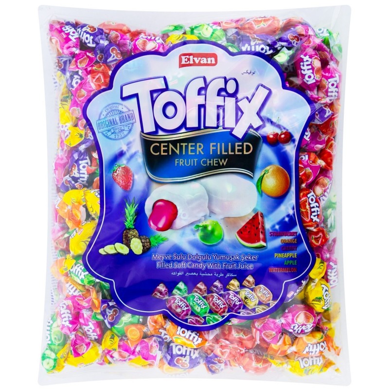 CARAMELE CU FRUCTE TOFFIX 1 KG CARAMELE CU FRUCTE TOFFIX 1 KG