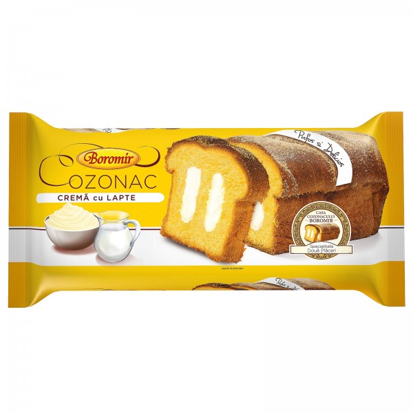 COZONAC CU CREMA DE LAPTE BOROMIR 450 G