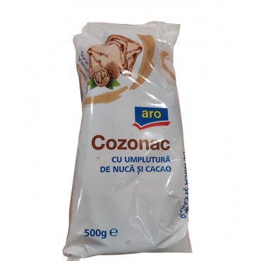 COZONAC CU NUCA SI CACAO ARO 500 G