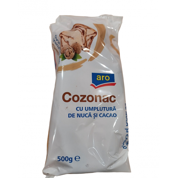 COZONAC CU NUCA SI CACAO ARO 500 G