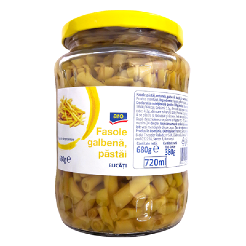 FASOLE GALBENA PASTAI ARO 680 G FASOLE GALBENA PASTAI ARO 680 G