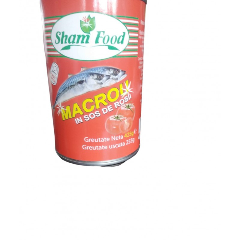 MACROU IN SOS TOMAT SHAM FOOD 425 G MACROU IN SOS TOMAT SHAM FOOD 425 G