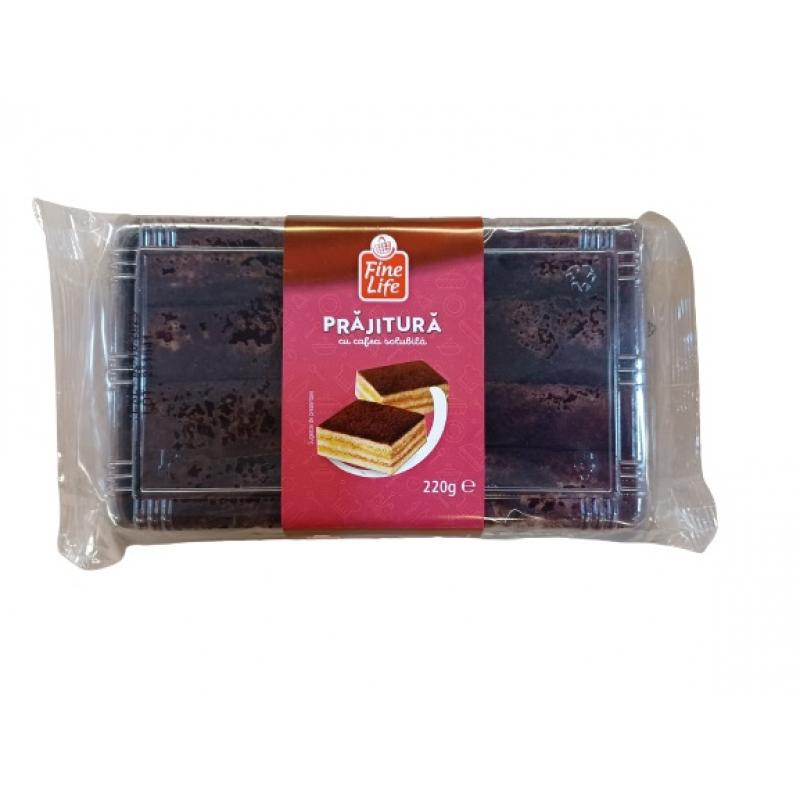 PRAJITURA CU CAFEA FINE LIFE 220 G PRAJITURA CU CAFEA FINE LIFE 220 G