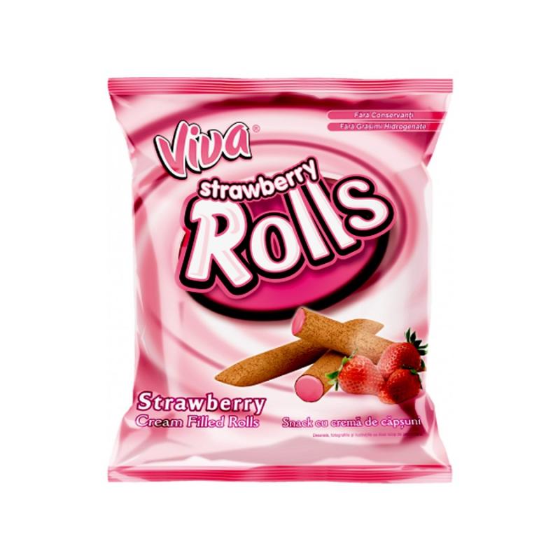 VIVA ROLLS CAPSUNI 100 G VIVA ROLLS CAPSUNI 100 G