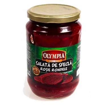 SALATA DE SFECLA ROSIE RONDELE OLYMPIA 680 G