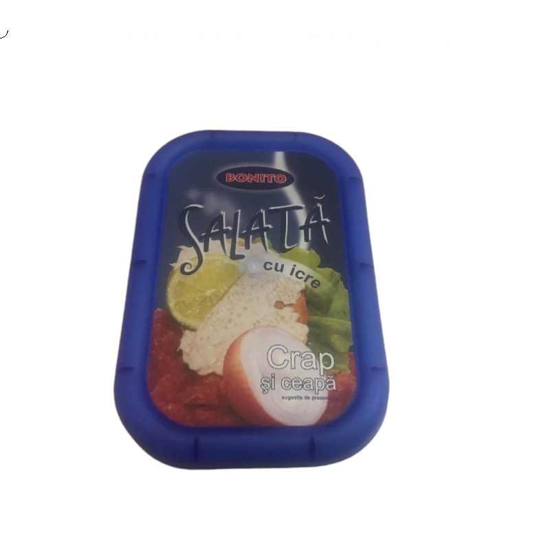 SALATA CU ICRE CRAP SI CEAPA BONITO 150 G SALATA CU ICRE CRAP SI CEAPA BONITO 150 G